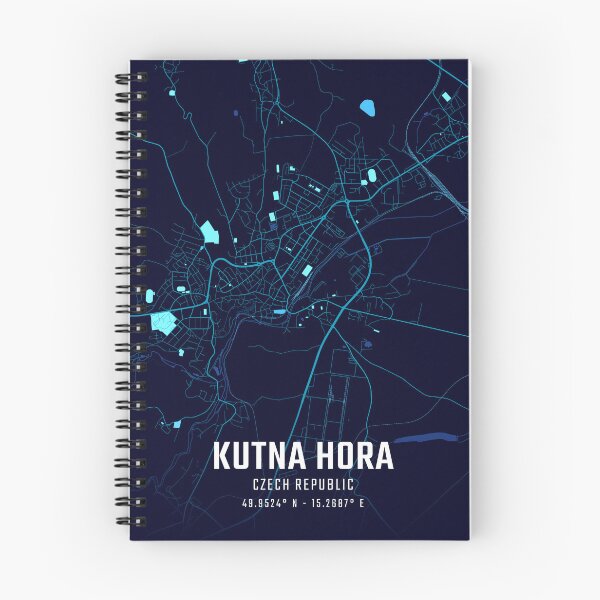 Item preview, Kutna Hora Midnight City Map designed and sold by HomeLivingCo.
