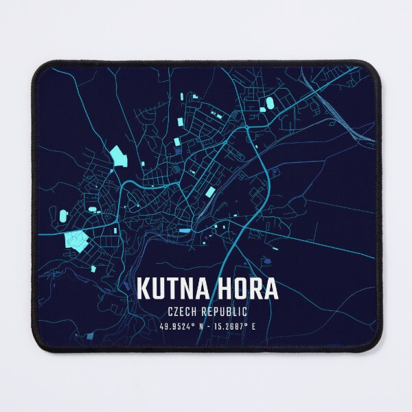 Item preview, Kutna Hora Midnight City Map designed and sold by HomeLivingCo.
