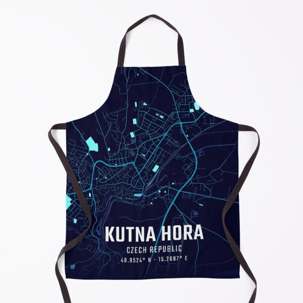 Item preview, Kutna Hora Midnight City Map designed and sold by HomeLivingCo.