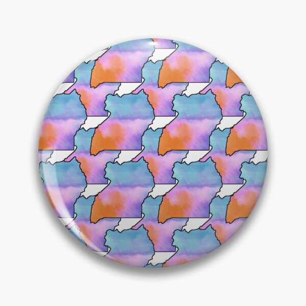 Item preview, Watercolor Pattern Uganda designed and sold by TheIconSmith.