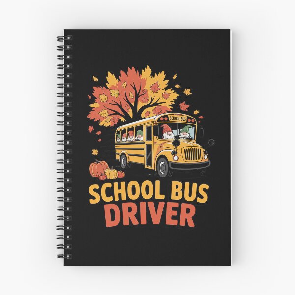 Item preview, School Bus Driver Autumn Fall  designed and sold by lilLilaBatArt.