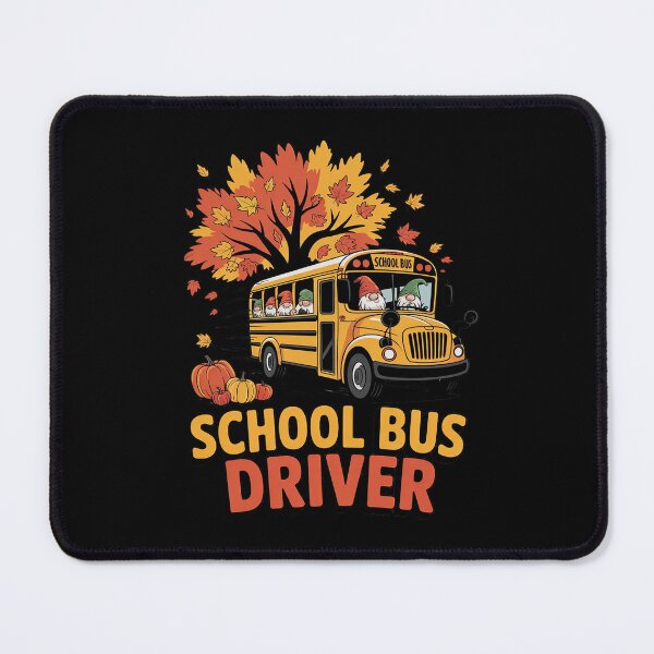 Item preview, School Bus Driver Autumn Fall  designed and sold by lilLilaBatArt.