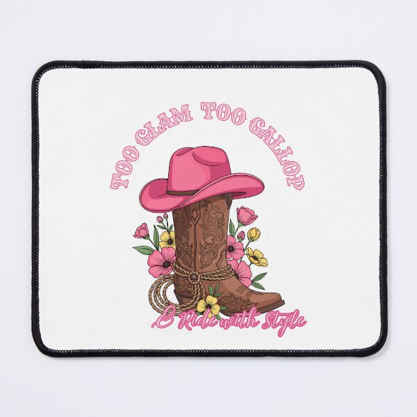 Item preview, Too glam too gallop - cowgirl design  designed and sold by Folidesign97.
