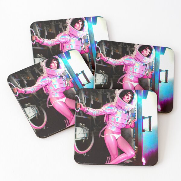 Item preview, Alien's Queen of Hearts- RIPLEY PINK POP ART  designed and sold by CleverCulture.