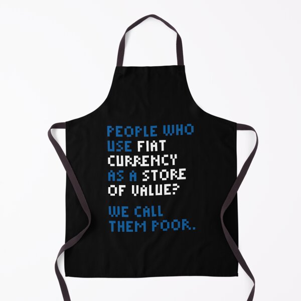 Item preview, We Call Them Poor - Bitcoin Michael Saylor Quote Blue designed and sold by CyberRex.