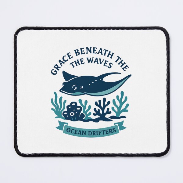 Item preview, Grace Beneath the Waves Ocean Drifters Stingray Art designed and sold by WildlifeInc.