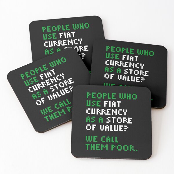 Item preview, We Call Them Poor - Bitcoin Michael Saylor Quote Green designed and sold by CyberRex.