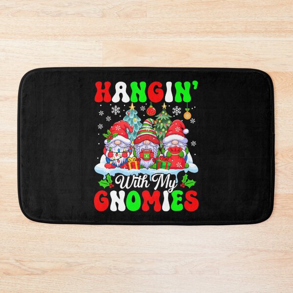 Item preview, With Gnomies Hangin My Funny Quote Vintage Holiday Happy designed and sold by Rackaam777Art.