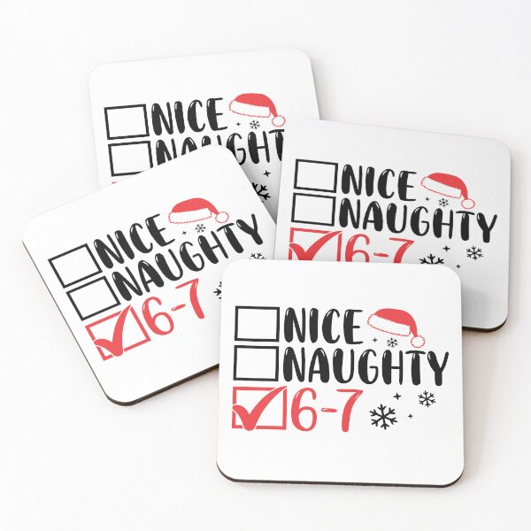 Item preview, Funny Nice Naughty Checklist 6-7 Humor designed and sold by FlagTee.