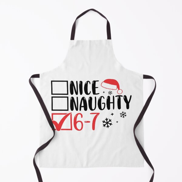 Item preview, Funny Nice Naughty Checklist 6-7 Humor designed and sold by FlagTee.