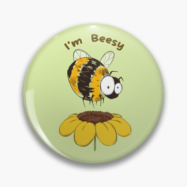 Item preview, I'm Beesy Funny Bumblebee & Flower - Cute Bee Pun Art designed and sold by BHEPU.