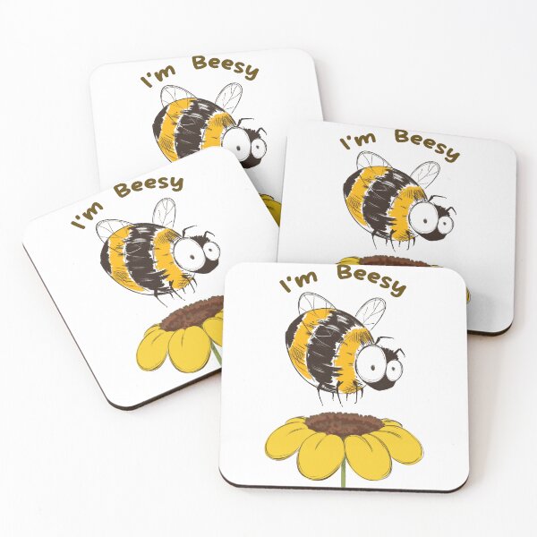 Item preview, I'm Beesy Funny Bumblebee & Flower - Cute Bee Pun Art designed and sold by BHEPU.