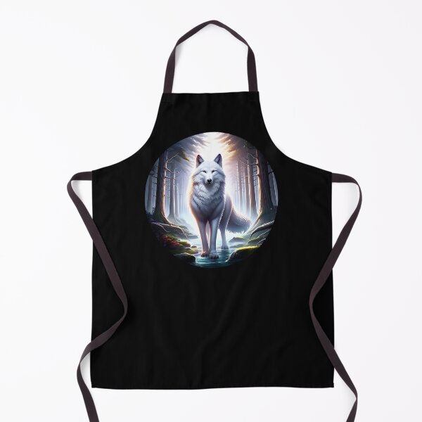 Item preview, Beautiful mystical wolf in a forest designed and sold by ReneMM.