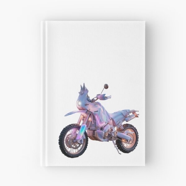 Item preview, Unicorn Ride – Iridescent Adventure Motorcycle Art designed and sold by MotoBites.