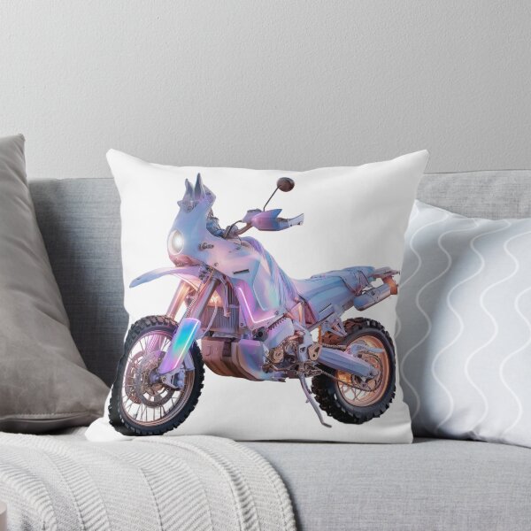 Item preview, Unicorn Ride – Iridescent Adventure Motorcycle Art designed and sold by MotoBites.