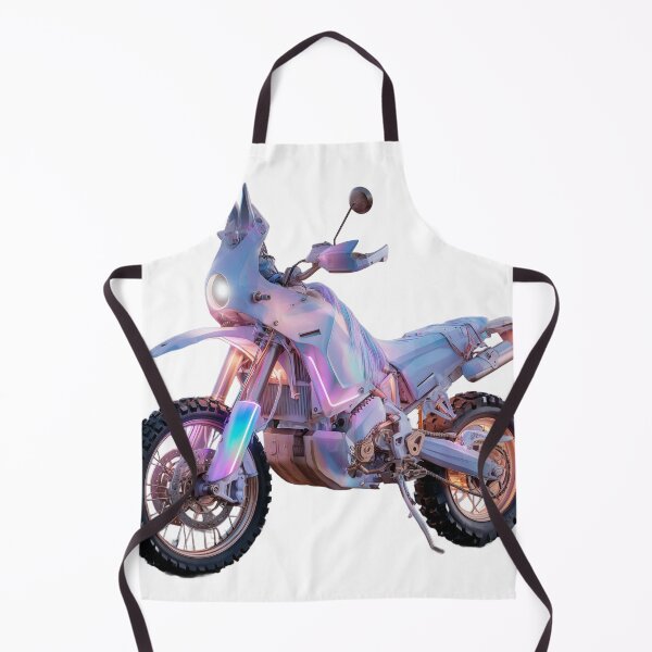 Item preview, Unicorn Ride – Iridescent Adventure Motorcycle Art designed and sold by MotoBites.