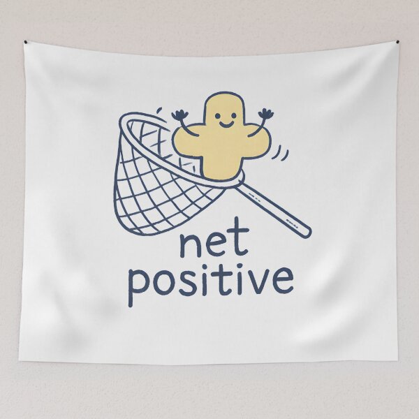 Item preview, Net Positive designed and sold by SignumShop.