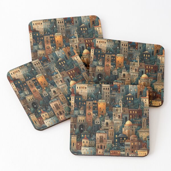 Item preview, Whispering City – Dreamlike Architectural Pattern designed and sold by casualnature.