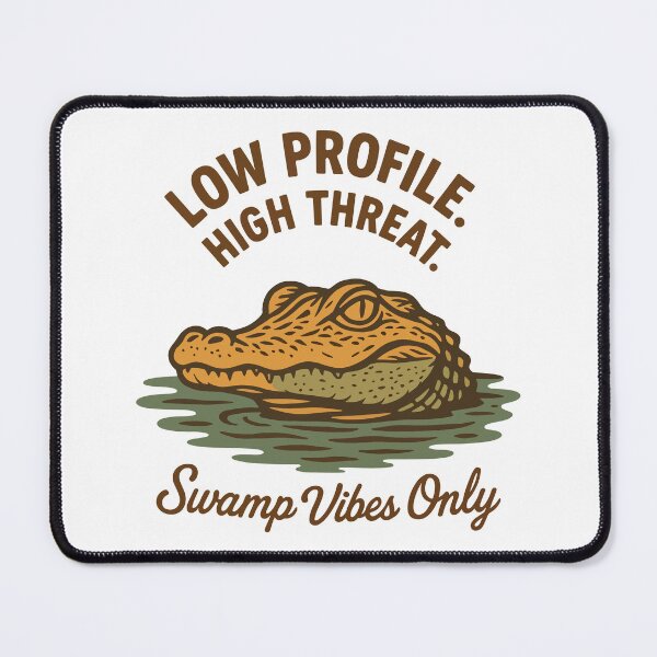 Item preview, Low Profile High Threat Caiman Art designed and sold by WildlifeInc.