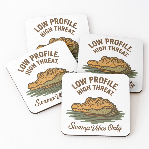 Item preview, Low Profile High Threat Caiman Art designed and sold by WildlifeInc.