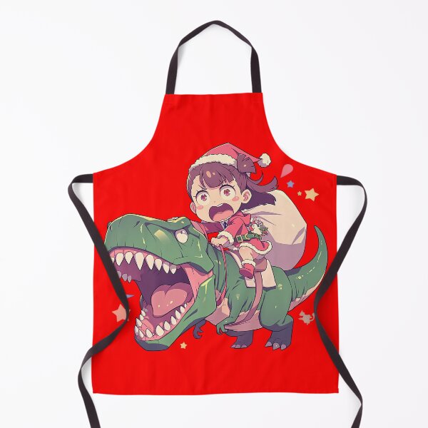 Item preview, Elias Ainsworth The Ancient Magus Bride Anime Riding Christmas Dinosaur T-Rex Santa Claus designed and sold by TorbenKuhano.
