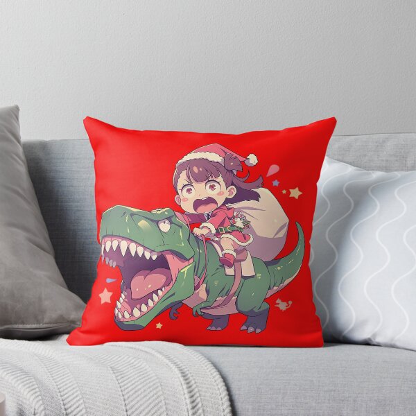 Item preview, Elias Ainsworth The Ancient Magus Bride Anime Riding Christmas Dinosaur T-Rex Santa Claus designed and sold by TorbenKuhano.