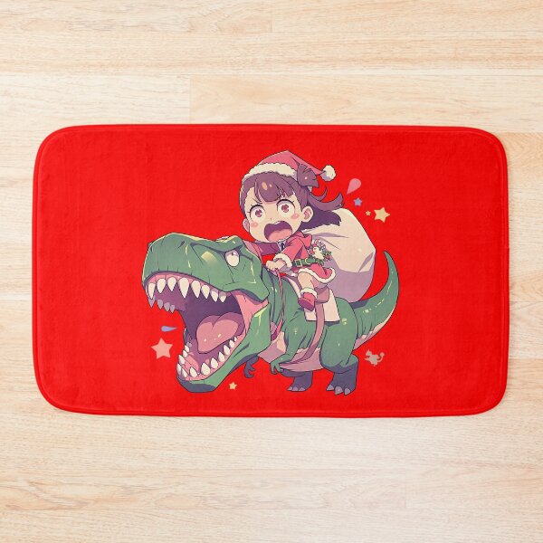 Item preview, Elias Ainsworth The Ancient Magus Bride Anime Riding Christmas Dinosaur T-Rex Santa Claus designed and sold by TorbenKuhano.