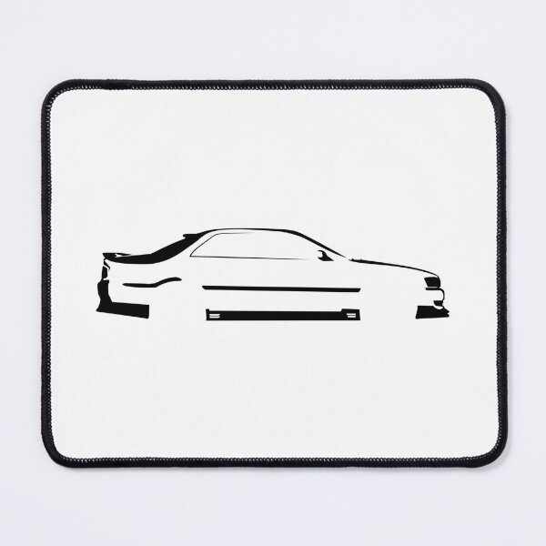 Item preview, Chaser JZX100 Tourer V Minimalist Side Profile Car Silhouette (Black) designed and sold by FearnCreative.