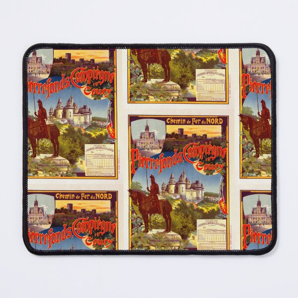 Item preview, Vintage Travel Poster | Pierrefonds Compiègne & Coucy | Art Nouveau Style | Medieval Architecture | Railways France designed and sold by artofuniverse.