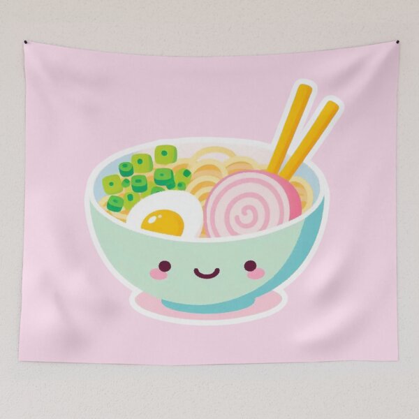 Item preview, Cute Kawaii Ramen Bowl – Adorable Anime Manga Noodle Lover Design designed and sold by Sugar Wisdom .
