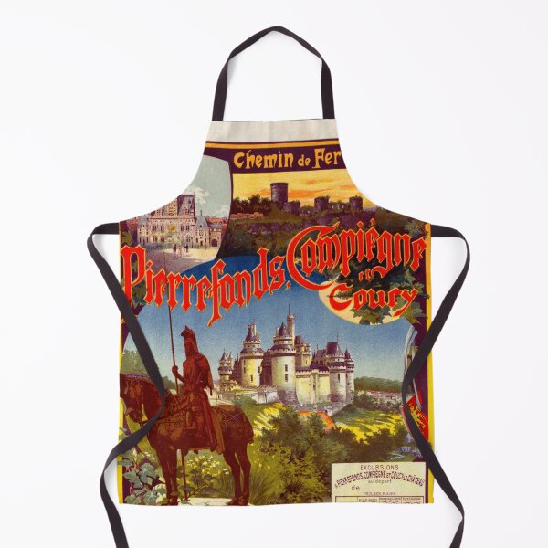 Item preview, Vintage Travel Poster | Pierrefonds Compiègne & Coucy | Art Nouveau Style | Medieval Architecture | Railways France designed and sold by artofuniverse.