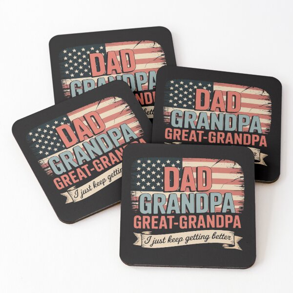 Item preview, Dad Grandpa Great Grandpa I Just Keep Getting Better designed and sold by ConceptThena.