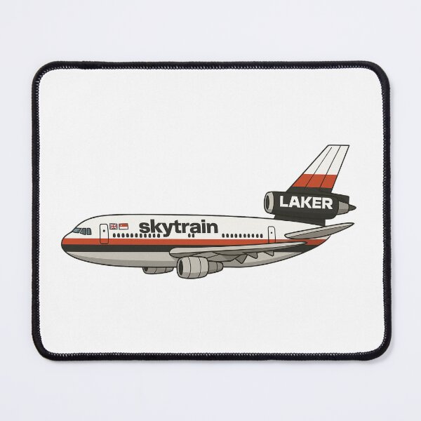 Item preview, Laker Airways DC-10 Skytrain Cartoon | Retro Airline Aviation Art | Vintage Jet Design designed and sold by UrbanKangaroo.