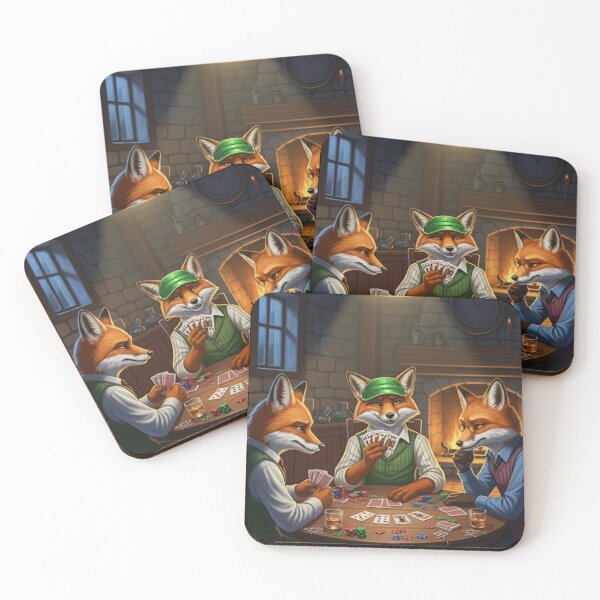 Item preview, Woodland Card Sharks designed and sold by FoxVibes.