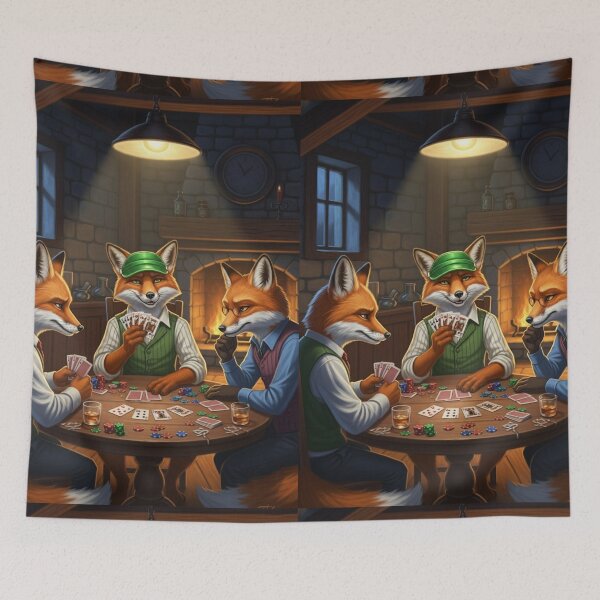 Item preview, Woodland Card Sharks designed and sold by FoxVibes.