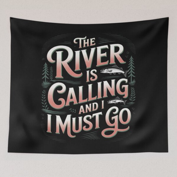 Item preview, River Is Calling I Must Go Water Rafting Boating designed and sold by JenniferRudol.