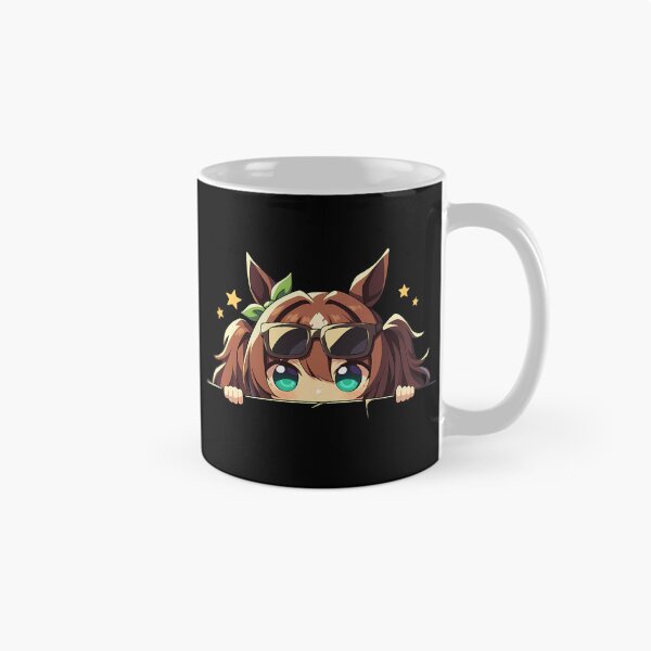 Item preview, Taiki Shuttle Uma Musume Pretty Derby Chibi Peeking Anime designed and sold by TorbenKuhano.