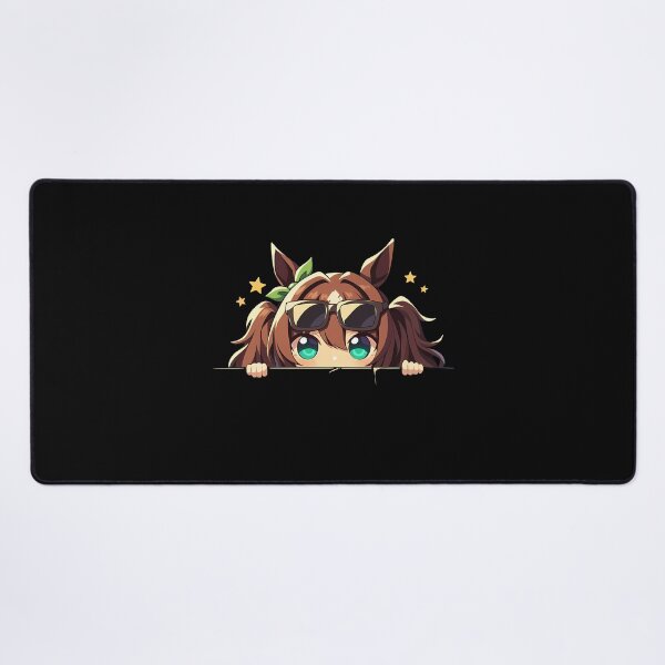 Item preview, Taiki Shuttle Uma Musume Pretty Derby Chibi Peeking Anime designed and sold by TorbenKuhano.
