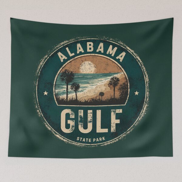 Item preview, Gulf State Park - Alabama  designed and sold by GoodOldVintage.