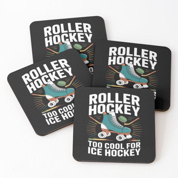 Item preview, Roller hockey Too cool for ice hockey Flat Skating designed and sold by JenniferRudol.