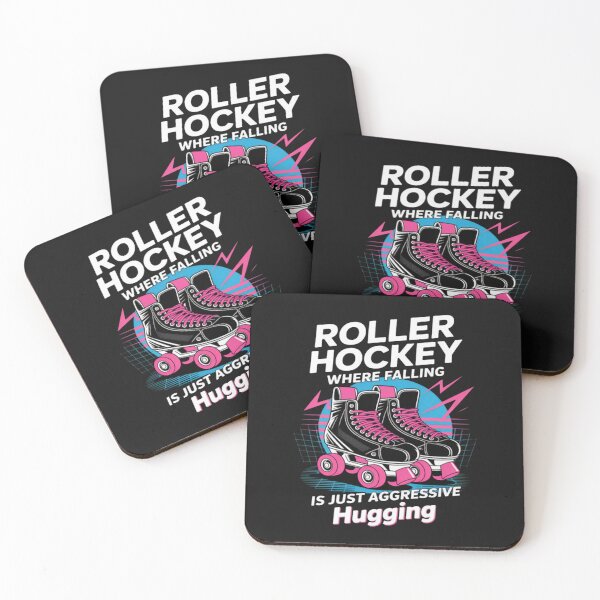 Item preview, Roller hockey where falling is just aggressive hugging Skate designed and sold by JenniferRudol.
