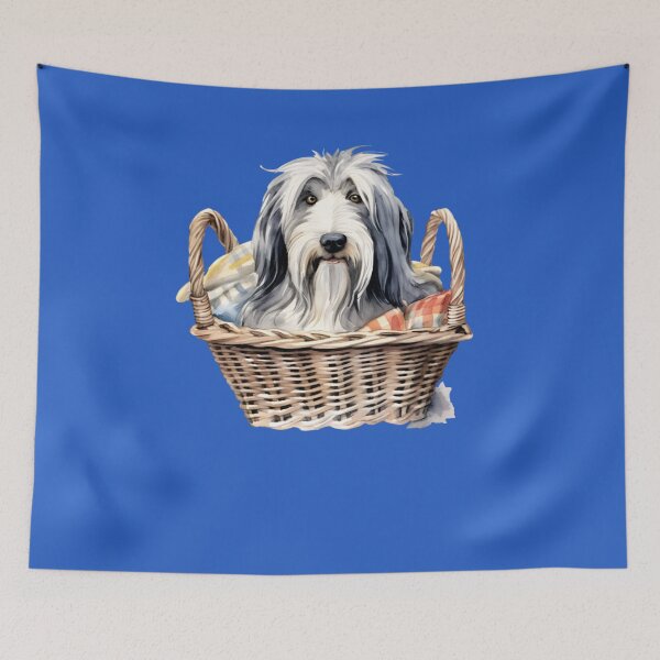 Item preview, Cute Bearded Collie In The Wash Sticker designed and sold by duyenlephien.