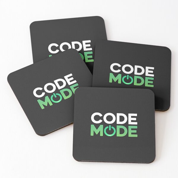 Item preview, CODE MODE – Minimal Neon Green Programmer Design designed and sold by Glam-Spot.