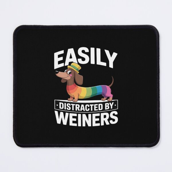 Item preview, Rainbow LGBT Love Weiners Dogs Love Gay Man Pride designed and sold by MonsterBuddiess.