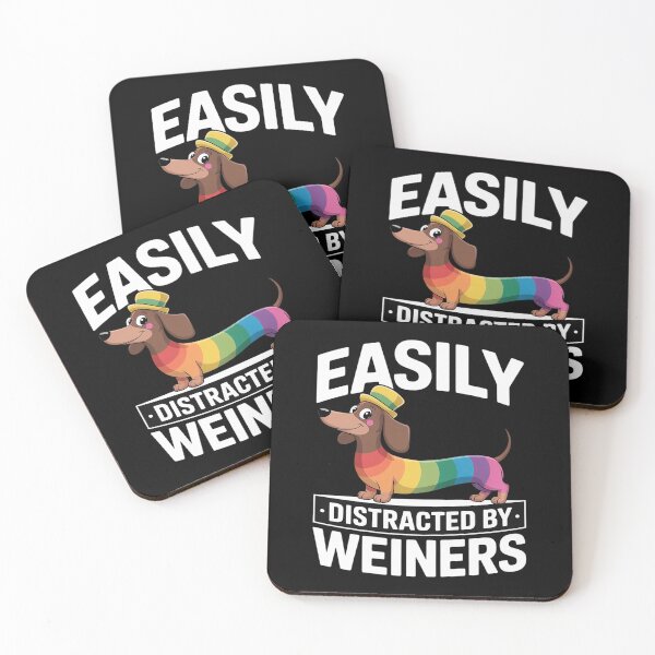 Item preview, Rainbow LGBT Love Weiners Dogs Love Gay Man Pride  designed and sold by MonsterBuddiess.