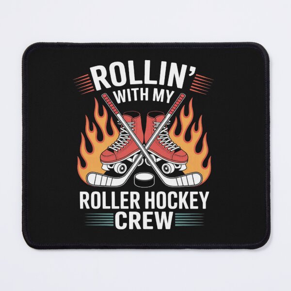 Item preview, Rollin’ with my Roller Hockey Crew Tattoo Style Skating designed and sold by JenniferRudol.