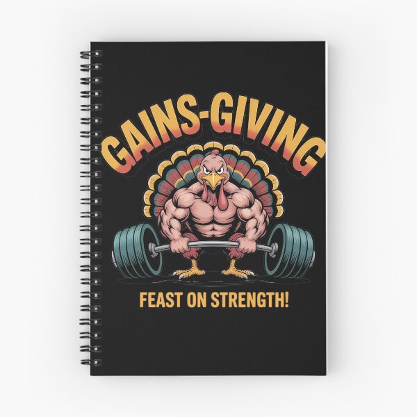 Item preview, Gains-Giving Funny Thanksgiving Gym Turkey Workout  designed and sold by zeesquare.
