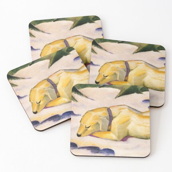 Item preview, Lying Dog in the Snow designed and sold by tomorrowsart.