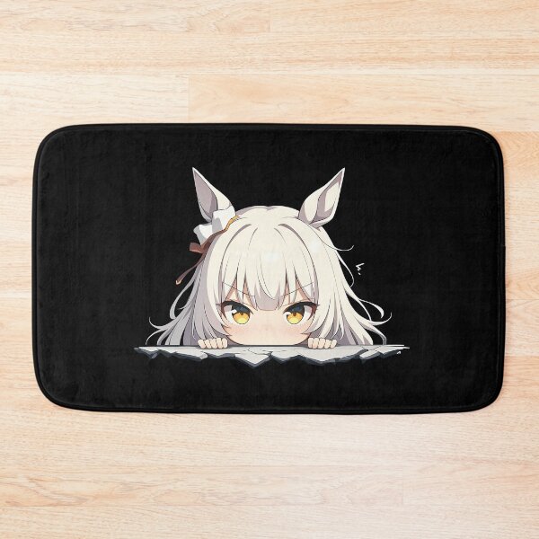 Item preview, Biwa Hayahide Uma Musume Pretty Derby Chibi Peeking Anime designed and sold by TorbenKuhano.