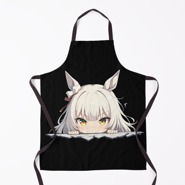 Item preview, Biwa Hayahide Uma Musume Pretty Derby Chibi Peeking Anime designed and sold by TorbenKuhano.